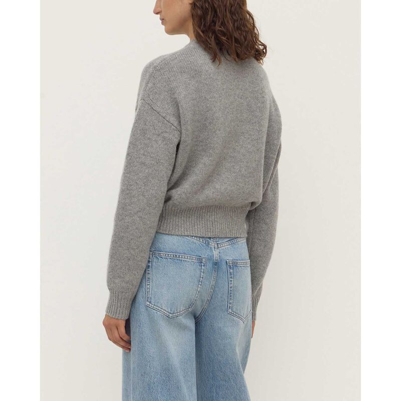 Assembly Label Benny Knit Grey Marle image number 1